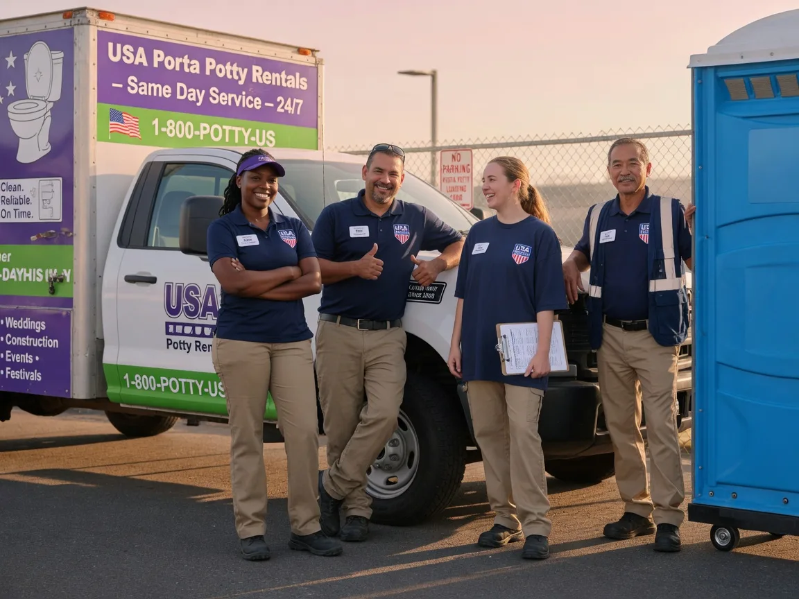 Porta Potty Rental company in Cool, CA